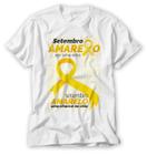 blusa setembro amarelo camiseta você não esta sozinho