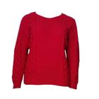 Blusa Suéter Feminina Plus Size Lã Tricot De Frio 046A