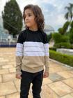 Blusa Suéter Infantil de Tricot Menino Juvenil Tricô