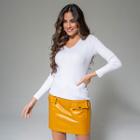 Blusa susie modal decote botão feminino