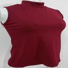 Blusa T-shirt Regata Camiseta Feminina Marsala