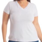 Blusa T-shirts Plus Size Decote V Lisa 3013.6.C1