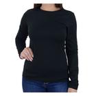 Blusa Térmica Feminina Lado Avesso Preta - L1244