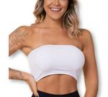 Blusa top faixa com bolso trend roupas femininas