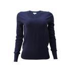 Blusa tricot básico azul marinho - dudalina