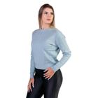 Blusa Tricôt Feminina Facinelli 651055 Azul