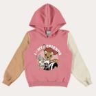 Blusão Infantil Flanelado Menina Bambi C/Capuz Malwee Kids