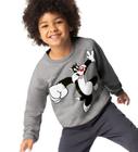 Blusão Moletom Looney Tunes Infantil Flanelado por Dentro com Punho Moletom Flanelado - Malwee Kids