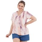 Blusas feminina plus size decote v básicas fresquinha camiseta grnade 3028