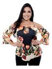 Blusas Femininas Elegante Plus Size Qualidade Conforto Poucas Pçs