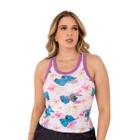 Blusinha Feminina Suede Regata Estampadas