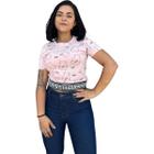 Blusinha feminina t-shirt cropped premium ursinho