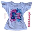 Blusinhas infantil para meninas do stitch.