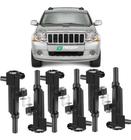 Bobina de ignição jeep grand cherokee 3.7 v6 dodge ram 1500 2009 á 2013 kit c/6