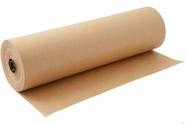 Bobina papel kraft pardo monolúcido 80 gramas 40 cm de largura 200 metros loja comercio embalagem
