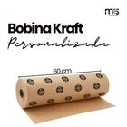 Bobina rolo kraft personalizada 60 cm * 50 m