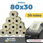 Bobina Termica 80x30 caixa com 30 rolos