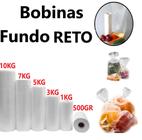 Bobinas Plasticas Picotadas Varios Tamanhos com 500 Sacos