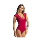 Body Angelet Demillus Branco Ref 098577 regata com renda