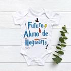 Body Roupa Bebê Harry Filme Speak Mandrake Potter Infantil  Cor:Branco;Tamanho:G