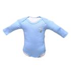 Body Bebê Básico Manga Longa Algodão Roupa Básico Liso Frio Bodies Recém Nascido Luxo Fácil Vestir