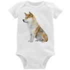 Body Bebê Cachorro Shiba Inu - Foca na Moda