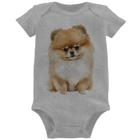 Body Bebê Cachorro Spitz Alemão Lulu da pomerânia - Foca na Moda