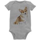 Body Bebê Cachorro Welsh Corgi Pembroke - Foca na Moda