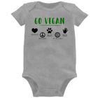 Body Bebê Go Vegan Símbolos - Foca na Moda