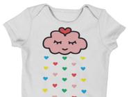 Body Bebê Infantil Chuva de Amor Bênçãos Roupinha Branca