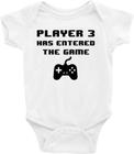 Body Bebê Infantil Player 3 Has Entered The Game - TAMANHO GG