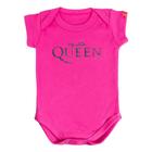 Body Bebê Little Queen Rosa Pink Art Rock