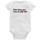 Body Bebê Mais falsa que nota de 300 - Foca na Moda