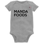 Body Bebê Manda Foods - Foca na Moda