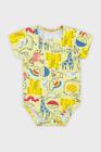 Body Bebe Menino Elian - Amarelo