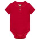 Body Bebê Menino Milon em Cotton cor Vermelho
