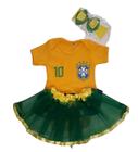 Body Bebê Mesversário Menina Fantasia + Tule + Laço Papilloo