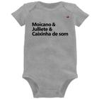 Body Bebê Moicano & Julliete & Caixinha de Som - Foca na Moda