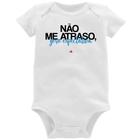 Body Bebê Não me atraso, gero expectativa - Foca na Moda