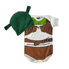 Body Bebe - Ogro Verde - Personagem + Touca - Tematico - RL