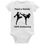 Body Bebê Papai e Mamãe 100% Kickboxing - Foca na Moda