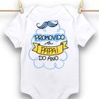 Body Bebê Personalizado Promovido Papai do Ano Dia dos Pais