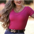 Body blusa canelado manguinha ombro a ombro fashion