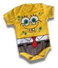 Body Bob Esponja Bebê Fantasia Mesversário