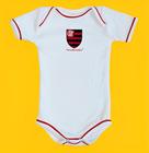 Body Bori Bebê Infantil Flamengo Time de Futebol Oficial Licenciado Torcida Baby