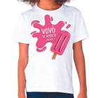 Body/Camiseta bebê e infantil vovô/vovó se derrete por mim rosa