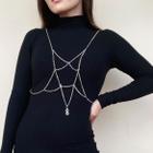 Body chain corrente de corpo em formato de estrela banhado