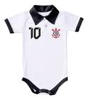 Body Corinthians Bebe Recem Nascido Branco Ou Rosa Oficial - Branco - M (3-6 meses)