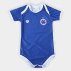 Body Cruzeiro Infantil Torcida Baby Listrado Proteção UV