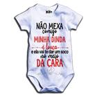 Body de Bebê Não mexa comigo minha dinda é louca